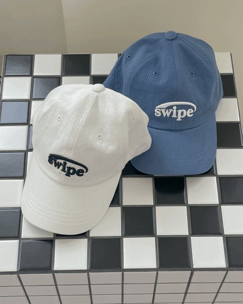 스와이프 볼캡 모자 (2color)